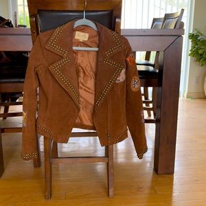 Skully leather rodeo jacket. Excellent condition